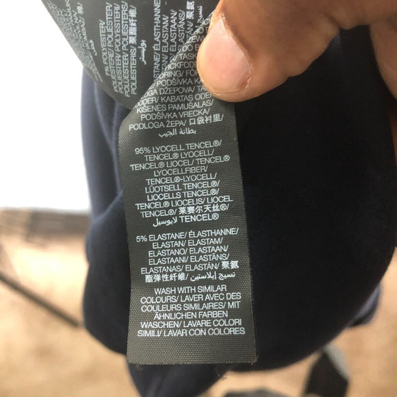 SWEATY BETTY Beyond Hooded Sweat Dress Size Large Blue Style SB8836 - Picture 13 of 13